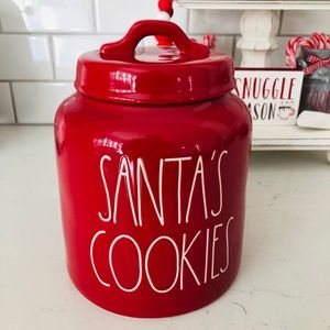 Rae Dunn santa’s cookies canister